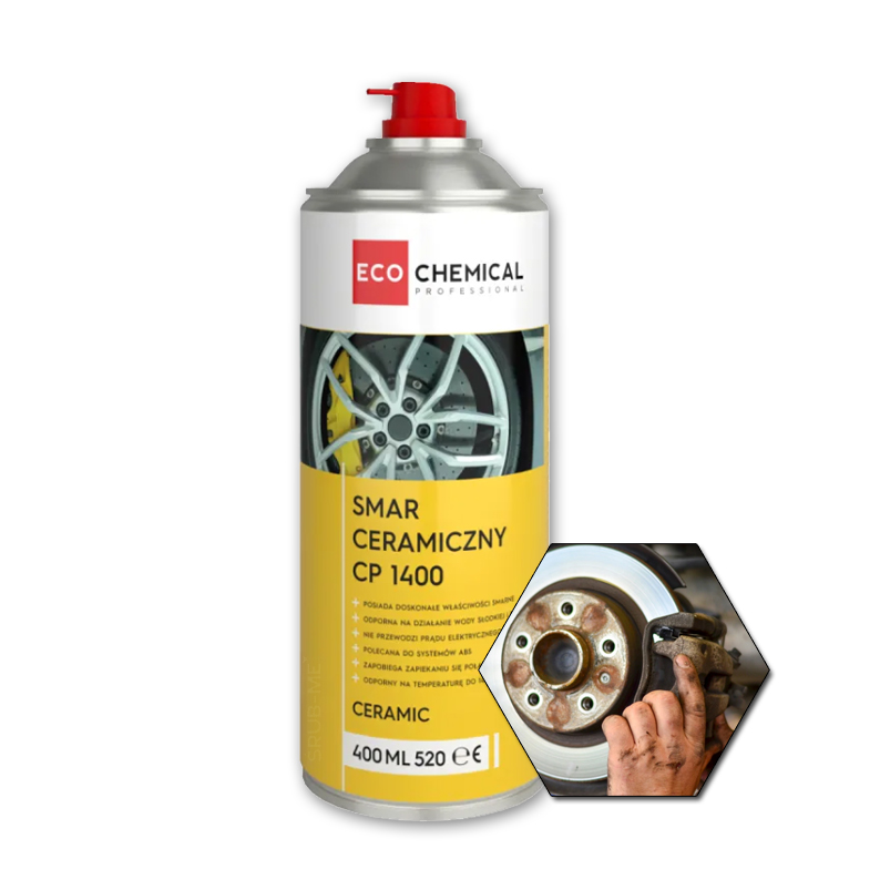 ceram SMAR CERAMICZNY PASTA CERAMICZNA DO UKŁADÓW HAMULCOWYCH W SPRAYU 400ml - obrazek 1