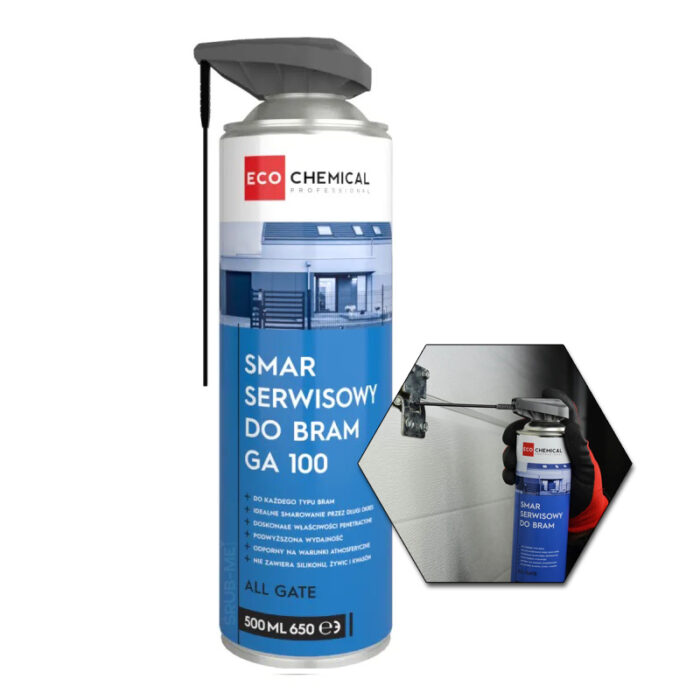 SMAR DO BRAM GARAŻOWYCH OGRODZENIOWYCH SERWISOWY 500ml ECOCHEMICAL - obrazek 1