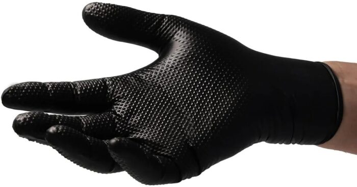 RĘKAWICE NITRYLOWE DIAMOND GRIP BARDZO MOCNE 50 szt. - obrazek 6