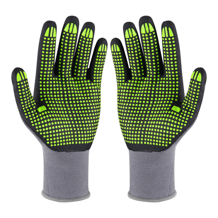 RĘKAWICE NYLONOWE ROBOCZE NITRILE FLEX DOTS STALCO PERFECT - obrazek 2