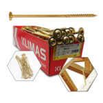 WKRĘTY CIESIELSKIE 6x220 DO DREWNA TORX TALERZOWE WKCP 100szt.