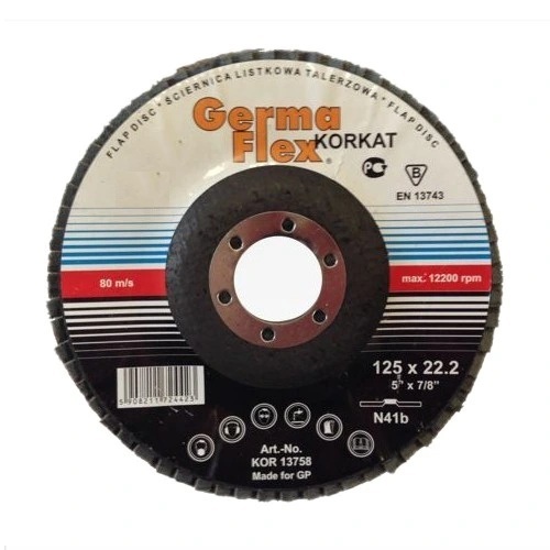 TARCZA-DO-SZLIFOWANIA-LAMELKA-LISTKOWA-125-gr-40 TARCZA DO SZLIFOWANIA LAMELKA LISTKOWA Ø 115 gr. 120 - obrazek 1