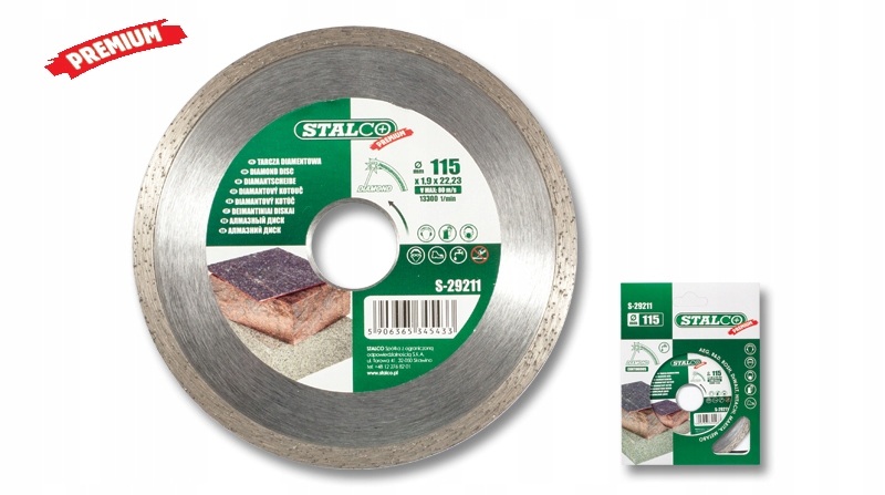 Tarcza-diamentowa-pelna-125mm-STALCO-PREMIUM Tarcza diamentowa pełna 125mm - obrazek 1