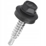 WKRĘTY FARMERSKIE Z PODKŁADKĄ EPDM 4,8x25mm RAL 7016 250 szt.