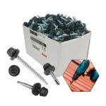 WKRĘTY FARMERSKIE Z PODKŁADKĄ EPDM 4,8x25mm RAL 7016 250 szt. - obrazek 2