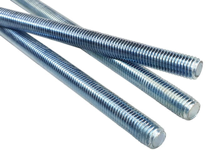PRĘT GWINTOWANY SZPILKA STALOWA M6 x 1000mm OCYNKOWANA kl. 4.8 - obrazek 1